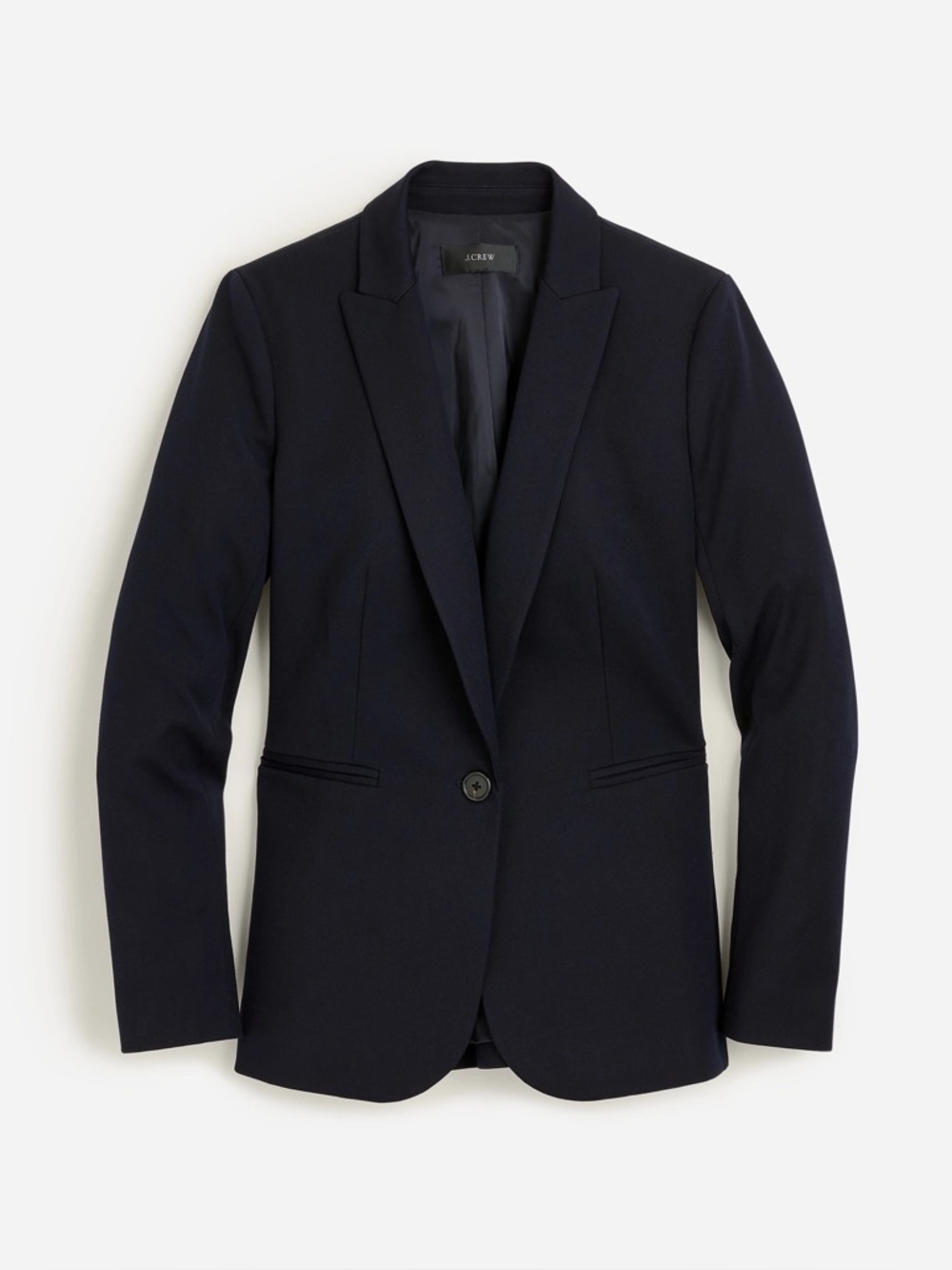 J Crew Black Wool Blend Blazer